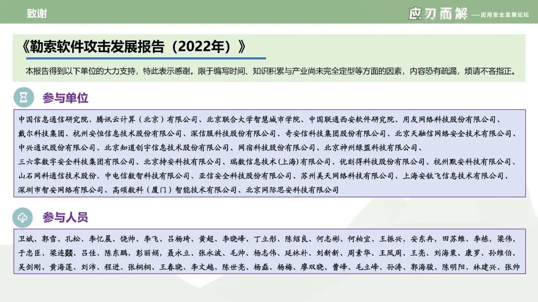 中国信通院发布《2022年勒索软件防护发展报告》，网际思安应邀参与编制